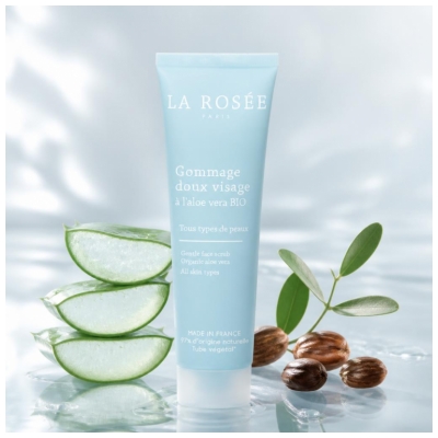 La Rosée Gommage Doux à l'Aloe Vera Bio