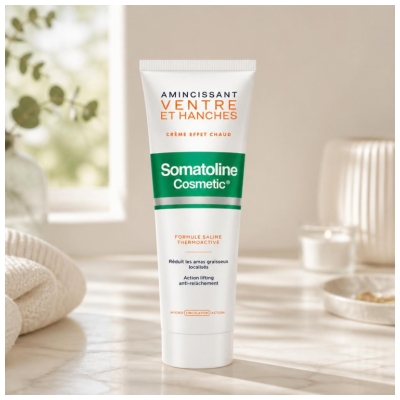Somatoline Cosmetic Amincissant Ventre et Hanches Thermoactive 250 ml (Nouveauté 2023)