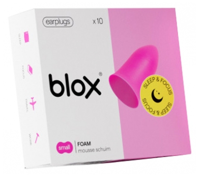 Blox Gamme Sleep & Focus - Mousse Small Jaune (5 Paires)