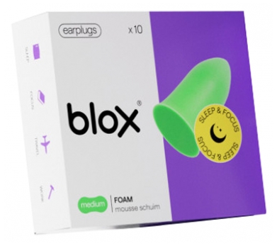Blox Gamme Sleep & Focus - Mousse Médium Verte (5 Paires)