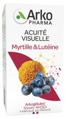 Arkopharma Arkogelules Myrtille & Lutéine 45 Gélules