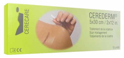 Cerecare Pansements Auto-Adhésifs Silicones Cerederm 5 x 30 cm