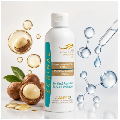 Ecrinal Shampooing Fortifiant à l'Anp2+ Homme 200 ml