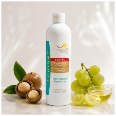 Ecrinal Shampooing Ultra-Doux Family à l'Anp2+ 400 ml