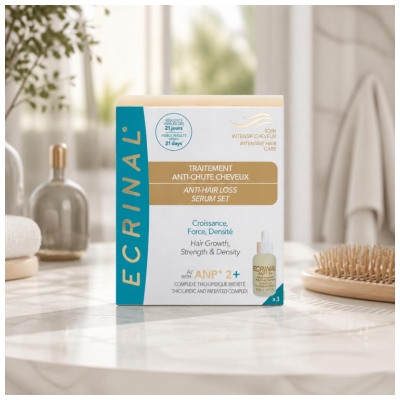 Ecrinal Coffret de 3 Sérums Concentrés Anti Chute