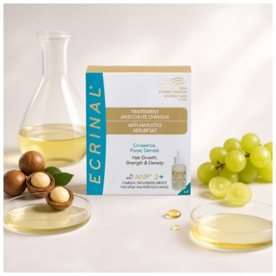 Ecrinal Coffret de 3 Sérums Concentrés Anti Chute