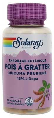 Solaray Pois à Gratter  - 333 mg Standardisé à 15% de l-Dopa - 60 Caps. Vég.