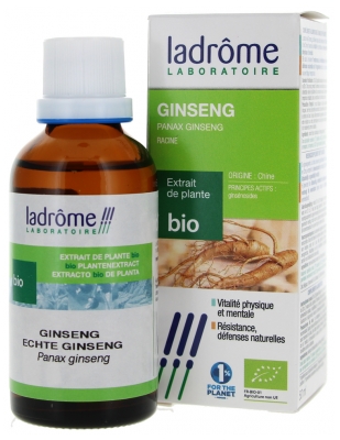 Ladrôme Extrait de Plante Ginseng Racine 50 ml Fr/Nl/es