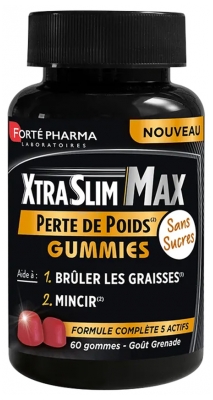 Forté Pharma Xtraslim Max Perte de Poids Gummies - 60 Gommes