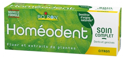 Boiron Homéodent® Soin Complet Dents et Gencives Chlorophylle Tube de 75 ml - Arôme : Citron