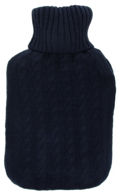 Cassandra Bouillotte Tricot Rose 1,8 l - Couleur : Bleu Marine