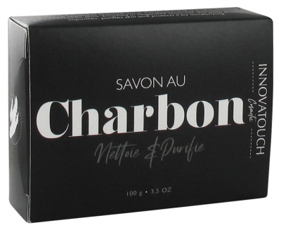 Les Petits Bains de Provence Charbon Savon Purifiant au Charbon 100 g