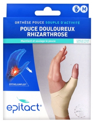 Epitact Orthèse Pouce Souple Gauche - Taille : M