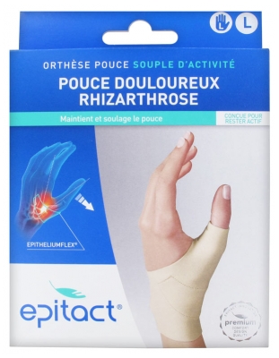 Epitact Orthèse Pouce Souple Gauche - Taille : L