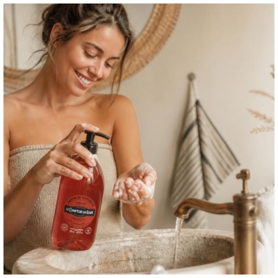Le Comptoir du Bain Savon de Marseille Coquelicot Extra Doux 500 ml