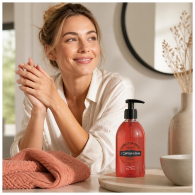 Le Comptoir du Bain Savon de Marseille Coquelicot Extra Doux 500 ml