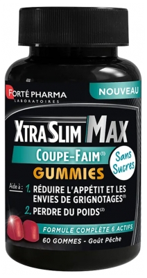 Forté Pharma Xtraslim Max Coupe Faim Gummies - 60 Gommes