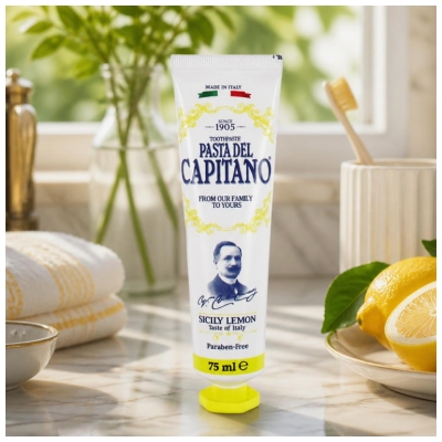 Pasta Del Capitano Dentifrice - Citron de Sicile Bio 75 ml