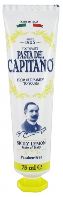 Pasta Del Capitano Dentifrice - Citron de Sicile Bio 75 ml