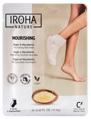 Iroha Masque Tissus Visage et Cou Collagène Anti-Âge