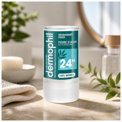 Dermophil Déodorant Doux Pierre d'Alun 115 g