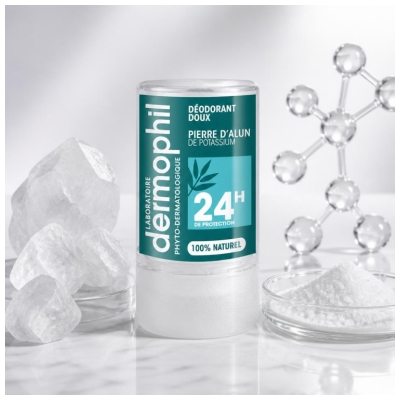 Dermophil Déodorant Doux Pierre d'Alun 115 g