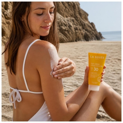 La Rosée Lait Solaire Spf30 à l'Huile d'Abricot Bio