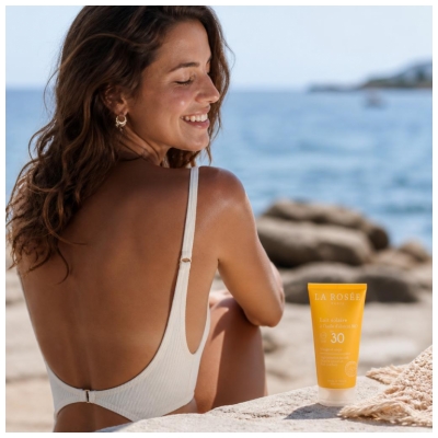 La Rosée Lait Solaire Spf30 à l'Huile d'Abricot Bio