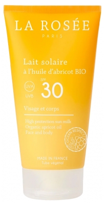 La Rosée Lait Solaire Spf30 à l'Huile d'Abricot Bio