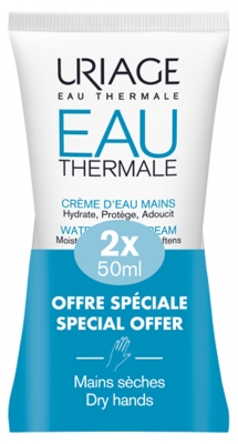 Uriage Crème d'Eau Mains Lot de 2 x 50 ml