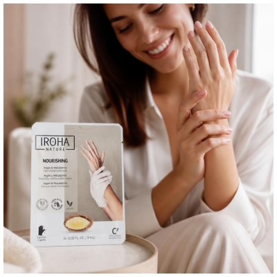 Iroha Patch Yeux Niacimide Cafféine et Peptides - 1 Paire