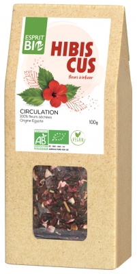 Esprit Bio Hibiscus à Infuser Bio 100 g