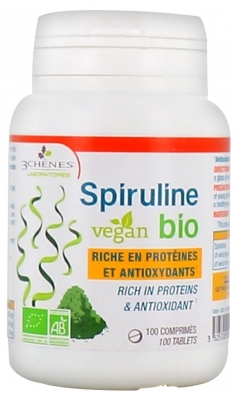 Les 3 Chênes Spiruline Vegan Bio - Qualité Supérieure