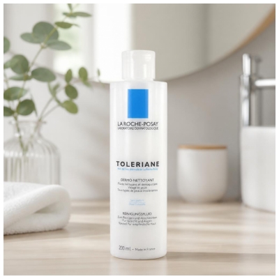 La Roche-Posay Tolériane Luide Nettoyant et Démaquillant Peaux Sensibles à Intolérantes 200 ml