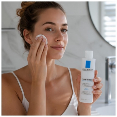 La Roche-Posay Tolériane Luide Nettoyant et Démaquillant Peaux Sensibles à Intolérantes 200 ml