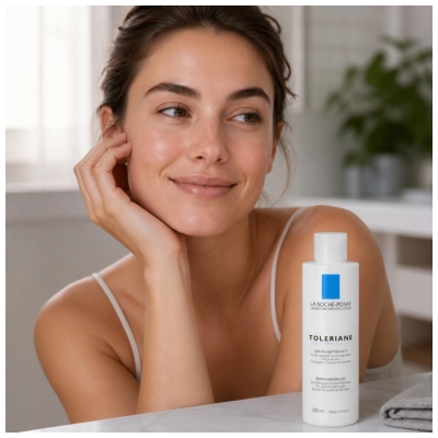 La Roche-Posay Tolériane Luide Nettoyant et Démaquillant Peaux Sensibles à Intolérantes 200 ml