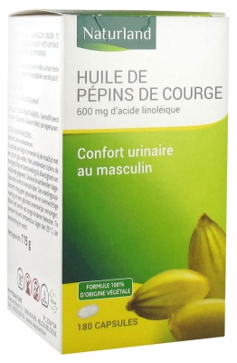 Naturland Huile de Pépins de Courge 180 Capsules