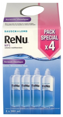 Bausch + Lomb Pack 4 Renu Mps 360 ml