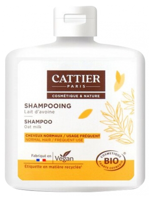 Cattier Shampooing Lait d'Avoine - Usage Fréquent - 250 ml