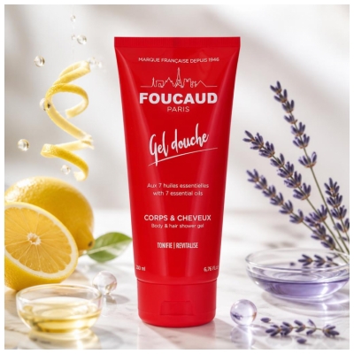 Foucaud Gel Douche Grande Forme Corps & Cheveux
Tube 200 ml