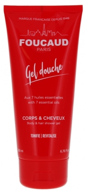 Foucaud Gel Douche Grande Forme Corps & Cheveux
Tube 200 ml