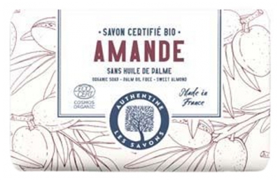 Authentine Savon Solide Certifié Bio Amande 100 g