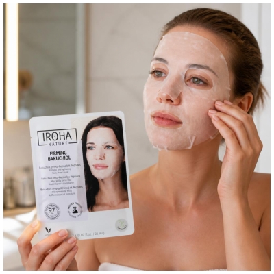 Iroha Masque Tissus Visage Bakuchiol Raffermissant & Anti-Âge