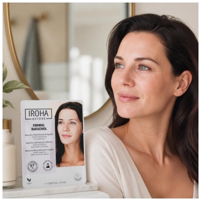 Iroha Masque Tissus Visage Bakuchiol Raffermissant & Anti-Âge
