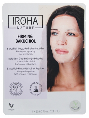 Iroha Masque Tissus Visage Bakuchiol Raffermissant & Anti-Âge