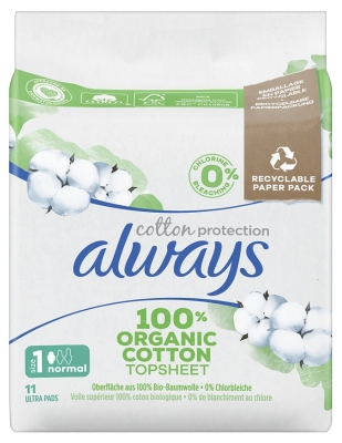 Always Nouveau - Serviettes Cotton Protection Normal Plus