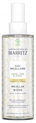 Laboratoires de Biarritz Eau Micellaire Yeux Lèvres & Visage Bio 200 ml