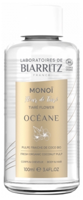 Laboratoires de Biarritz Monoï Fleur de Tiaré 100 ml Certifié Bio