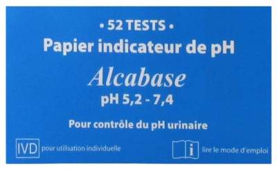 Papier Indicateur de pH Alcabase - 52 Bandes de Test