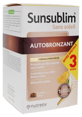 Nutreov Sunsublim Autobronzant Ultra 84 Capsules